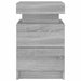 Noptieră cu lumini LED, gri sonoma, 35x39x55 cm - WALTI WALTI