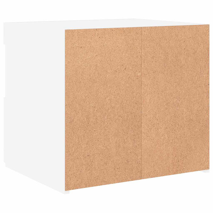 Noptieră cu lumini LED, alb, 50x40x45 cm - WALTI WALTI