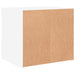 Noptiere cu lumini LED, 2 buc., alb, 50x40x45 cm - WALTI WALTI
