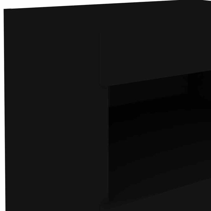 Noptieră cu lumini LED, negru, 50x40x45 cm - WALTI WALTI