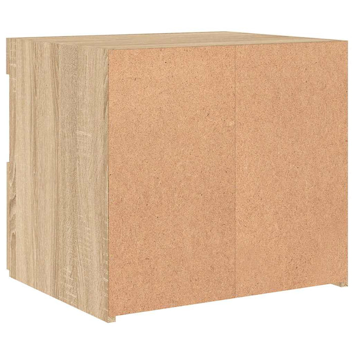 Noptieră cu lumini LED, stejar sonoma, 50x40x45 cm - WALTI WALTI