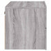 Noptiere montate pe perete cu lumini LED, 2 buc., sonoma gri - WALTI WALTI