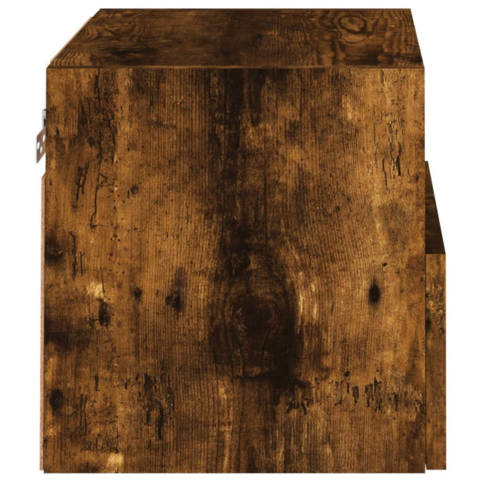 Comodă TV de perete stejar fumuriu 40x30x30 cm lemn prelucrat - WALTI WALTI