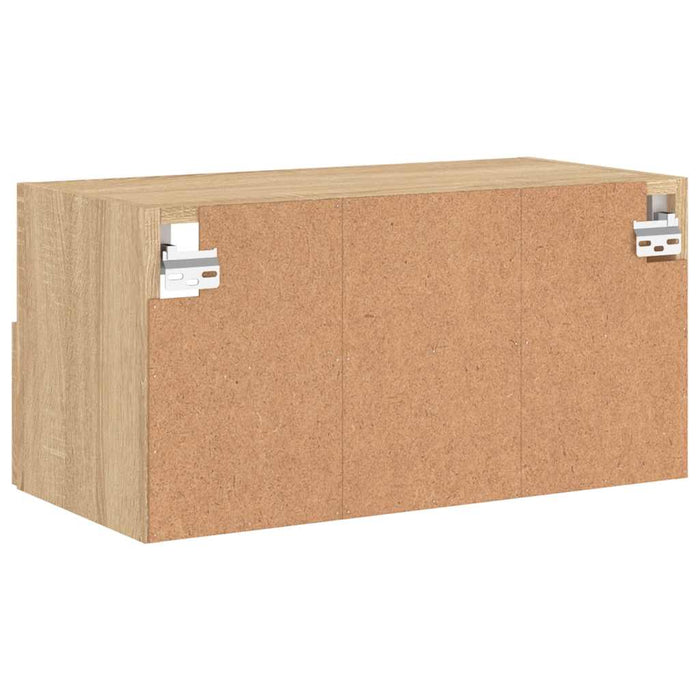 Comodă TV de perete, stejar sonoma, 60x30x30 cm, lemn prelucrat - WALTI WALTI