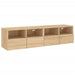 Comode TV de perete, 2 buc., stejar sonoma, 60x30x30 cm, lemn - WALTI WALTI