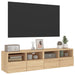 Comode TV de perete, 2 buc., stejar sonoma, 60x30x30 cm, lemn - WALTI WALTI