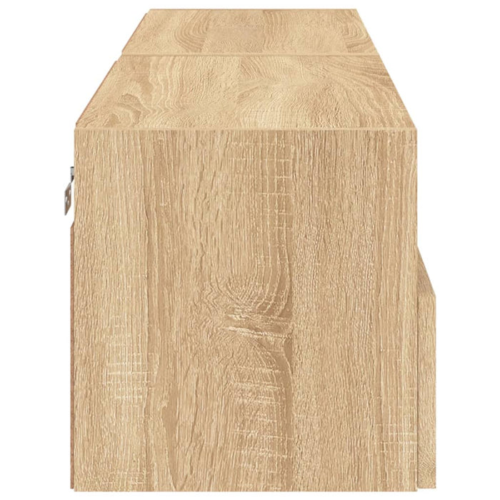 Comode TV de perete, 2 buc., stejar sonoma, 60x30x30 cm, lemn - WALTI WALTI