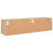 Comode TV de perete, 2 buc., stejar sonoma, 60x30x30 cm, lemn - WALTI WALTI