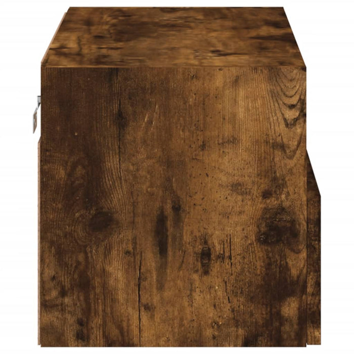 Comodă TV de perete stejar fumuriu 60x30x30 cm lemn prelucrat - WALTI WALTI