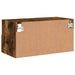 Comodă TV de perete stejar fumuriu 60x30x30 cm lemn prelucrat - WALTI WALTI