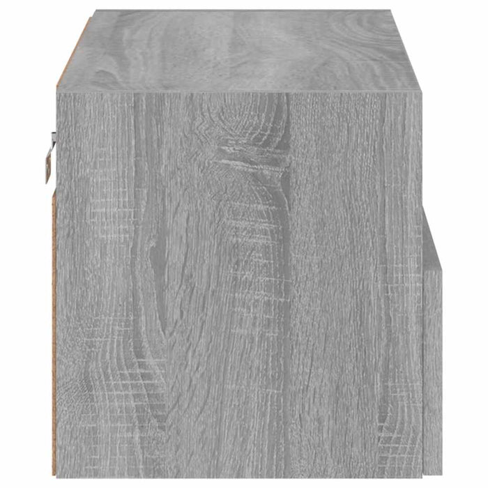 Comodă TV de perete, gri sonoma, 60x30x30 cm, lemn prelucrat - WALTI WALTI