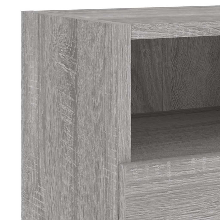 Comodă TV de perete, gri sonoma, 60x30x30 cm, lemn prelucrat - WALTI WALTI