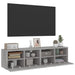 Comode TV de perete, 2 buc., gri sonoma, 60x30x30 cm, lemn - WALTI WALTI