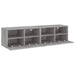 Comode TV de perete, 2 buc., gri sonoma, 60x30x30 cm, lemn - WALTI WALTI
