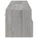 Comode TV de perete, 2 buc., gri sonoma, 60x30x30 cm, lemn - WALTI WALTI