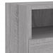 Comode TV de perete, 2 buc., gri sonoma, 60x30x30 cm, lemn - WALTI WALTI