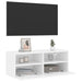 Comode TV de perete, alb, 80x30x30 cm, lemn prelucrat - WALTI WALTI