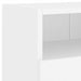 Comode TV de perete, alb, 80x30x30 cm, lemn prelucrat - WALTI WALTI