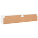Comode TV de perete, 2 buc., alb, 80x30x30 cm, lemn prelucrat - WALTI WALTI