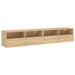 Comode TV de perete, 2 buc., stejar sonoma, 80x30x30 cm, lemn - WALTI WALTI