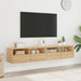 Comode TV de perete, 2 buc., stejar sonoma, 80x30x30 cm, lemn - WALTI WALTI