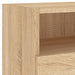 Comode TV de perete, 2 buc., stejar sonoma, 80x30x30 cm, lemn - WALTI WALTI