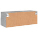 Comode TV de perete, gri beton, 80x30x30 cm, lemn prelucrat - WALTI WALTI