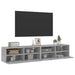 Comode TV de perete, 2 buc., gri beton, 80x30x30 cm, lemn - WALTI WALTI