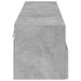 Comode TV de perete, 2 buc., gri beton, 80x30x30 cm, lemn - WALTI WALTI