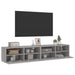 Comode TV de perete, 2 buc., gri sonoma, 80x30x30 cm, lemn - WALTI WALTI