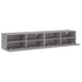 Comode TV de perete, 2 buc., gri sonoma, 80x30x30 cm, lemn - WALTI WALTI