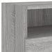 Comode TV de perete, 2 buc., gri sonoma, 80x30x30 cm, lemn - WALTI WALTI