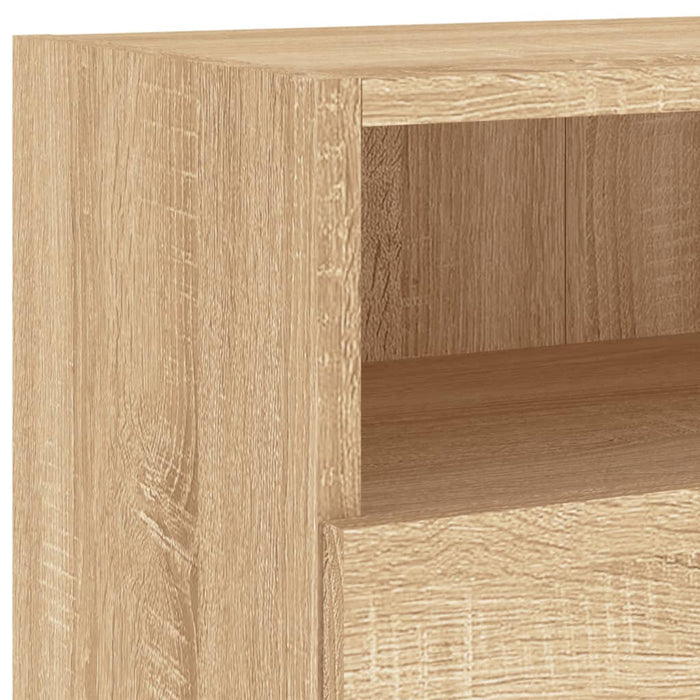 Comodă TV de perete, stejar sonoma, 100x30x30 cm lemn prelucrat - WALTI WALTI