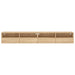 Dulapuri TV de perete 2 buc. stejar sonoma 100x30x30 cm lemn - WALTI WALTI