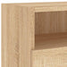 Dulapuri TV de perete 2 buc. stejar sonoma 100x30x30 cm lemn - WALTI WALTI
