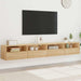 Dulapuri TV de perete 2 buc. stejar sonoma 100x30x30 cm lemn - WALTI WALTI