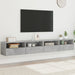 Comode TV de perete, 2 buc., gri beton, 100x30x30 cm, lemn - WALTI WALTI