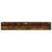 Dulapuri TV de perete 2 buc. stejar fumuriu 100x30x30 cm lemn - WALTI WALTI