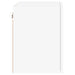 Comode TV de perete, 2 buc., alb, 40,5x30x40 cm, lemn prelucrat - WALTI WALTI