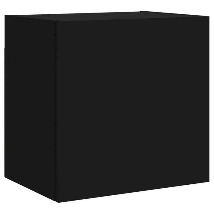 Comode TV de perete, 2 buc. negru, 40,5x30x40 cm lemn prelucrat - WALTI WALTI