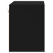 Comode TV de perete, 2 buc. negru, 40,5x30x40 cm lemn prelucrat - WALTI WALTI