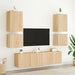 Comode TV de perete, 2 buc., stejar sonoma, 40,5x30x40 cm, lemn - WALTI WALTI