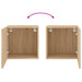 Comode TV de perete, 2 buc., stejar sonoma, 40,5x30x40 cm, lemn - WALTI WALTI
