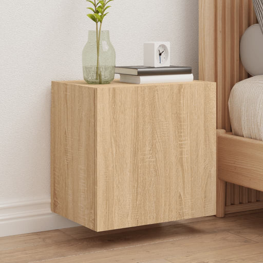 Comode TV de perete, 2 buc., stejar sonoma, 40,5x30x40 cm, lemn - WALTI WALTI
