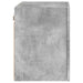 Comodă TV de perete, gri beton, 40,5x30x40 cm, lemn prelucrat - WALTI WALTI