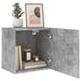 Comode TV de perete, 2 buc. gri beton, 40,5x30x40 cm, lemn - WALTI WALTI
