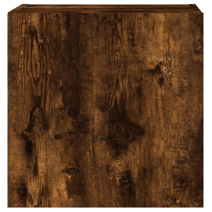 Comodă TV de perete stejar fumuriu 40,5x30x40 cm lemn prelucrat - WALTI WALTI