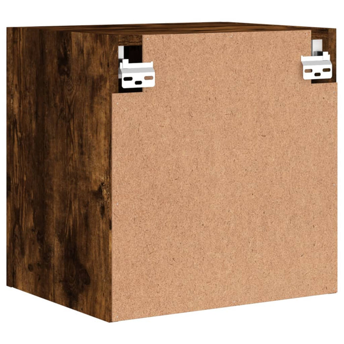 Comodă TV de perete stejar fumuriu 40,5x30x40 cm lemn prelucrat - WALTI WALTI