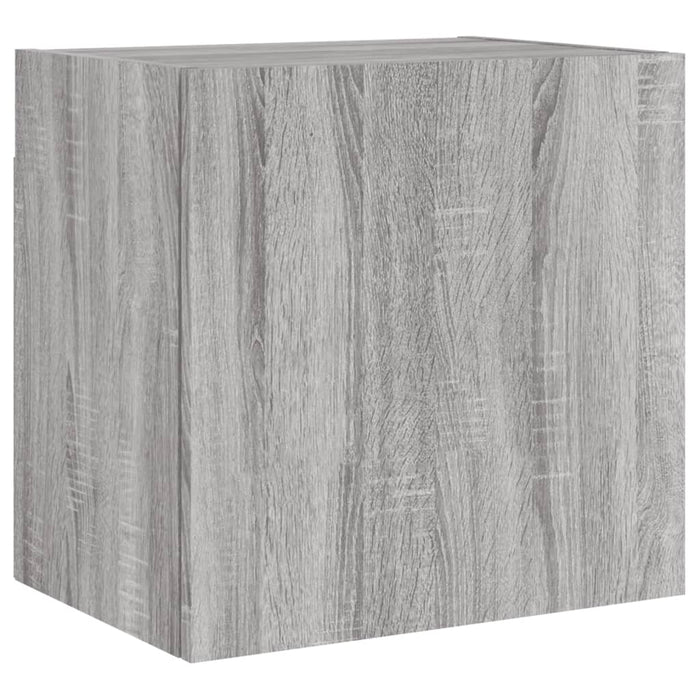 Comodă TV de perete, gri sonoma 40,5x30x40 cm lemn prelucrat - WALTI WALTI