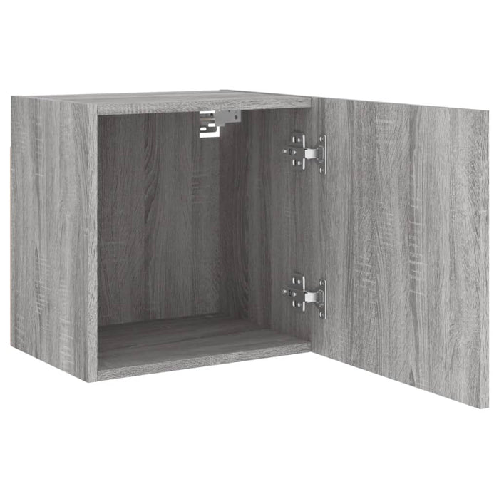 Comodă TV de perete, gri sonoma 40,5x30x40 cm lemn prelucrat - WALTI WALTI